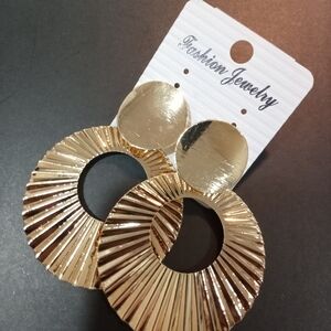 Gold Fashion Jewelry Earrings